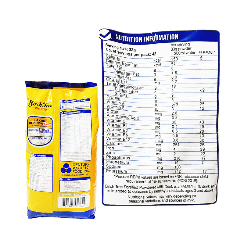 Birch Tree Fortified Milk 1.4kg