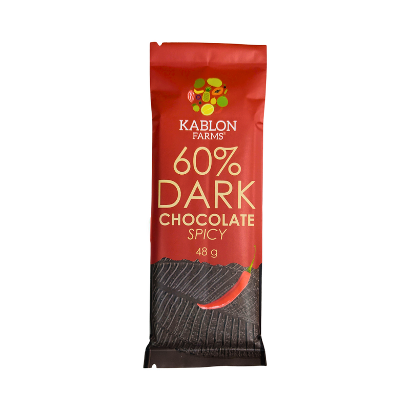 Kablon Chocolate Bar 60% Dark Chocolate Spicy 48g