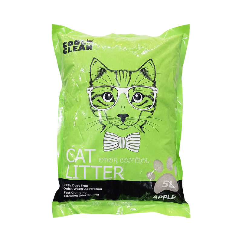 WOF Cool Clean Cat Litter Apple 5L