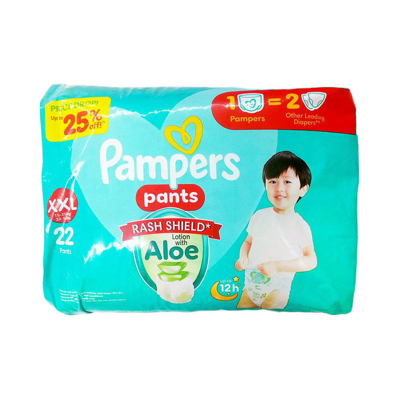 Pampers Pants Rash Shield Lotion With Aloe XXL 22's