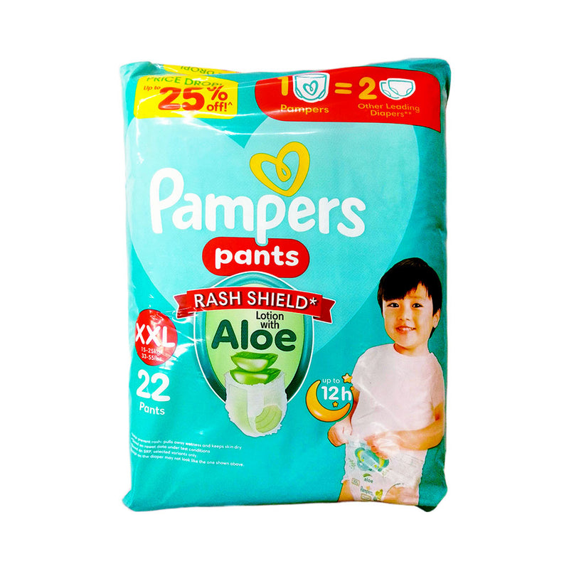 Pampers Pants Rash Shield Lotion With Aloe XXL 22's