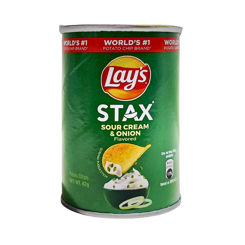 Lay's Stax Potato Chips Sour Cream And Onion 38g