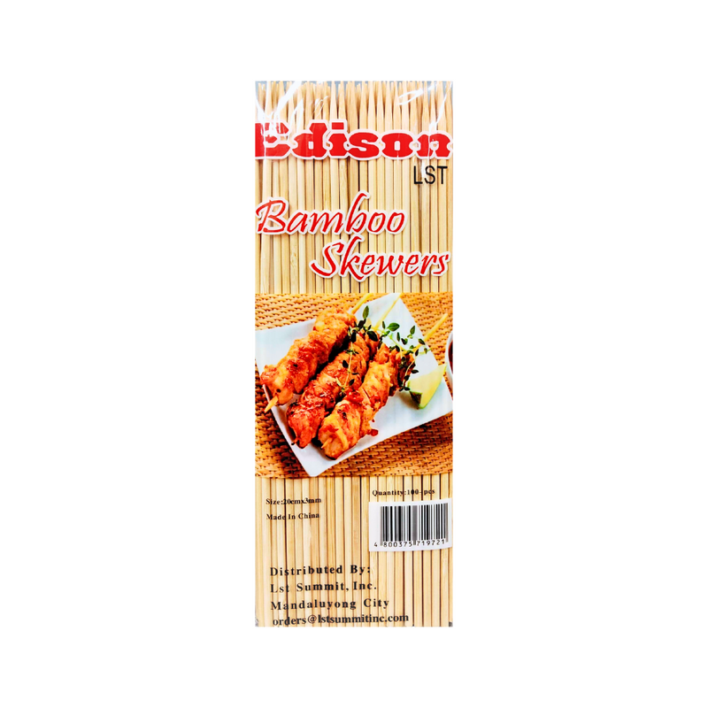 Edison Bamboo Barbecue Stick 20cm x 3mm