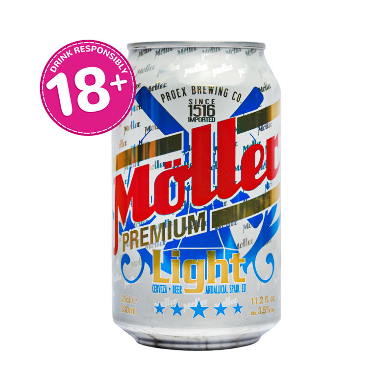 Moller Premium Light Beer 330ml