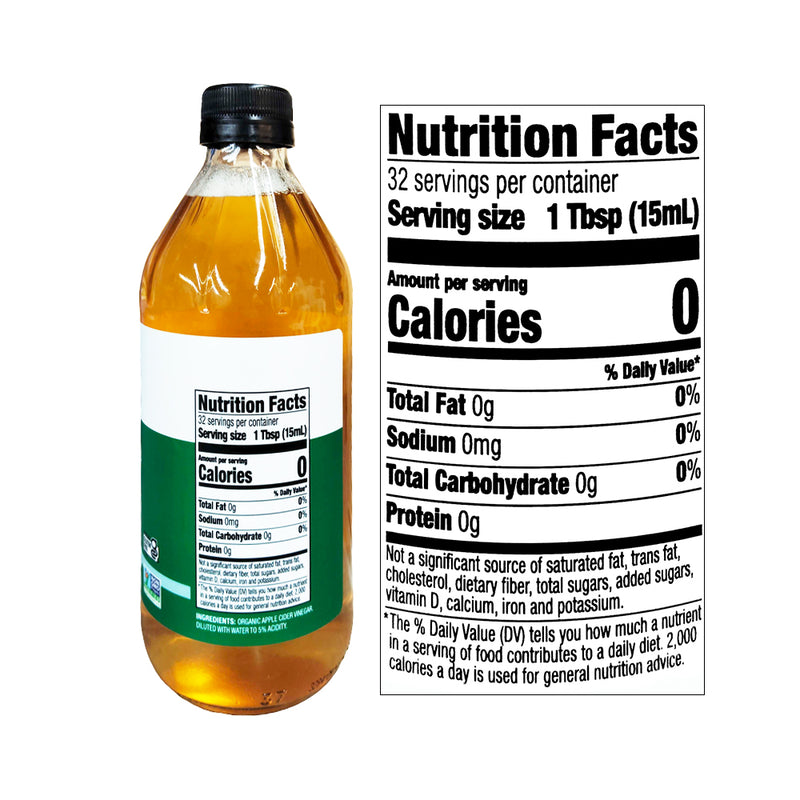 Spectrum Organic Apple Cider Vinegar Filtered 473ml