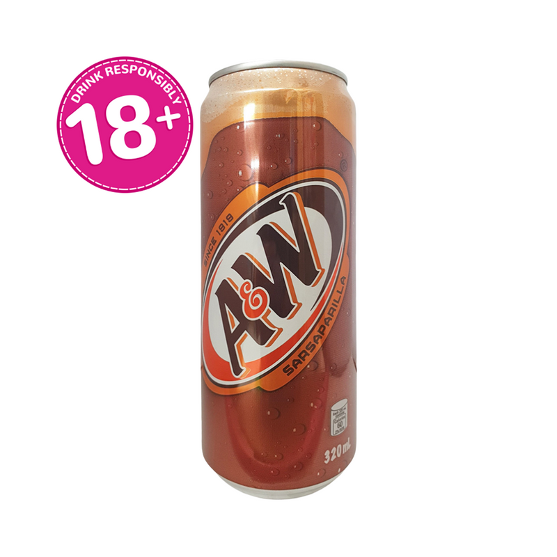 A&W Root Beer Sarsaparilla 320ml