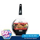 Ideal Living Sauce Pot With Glass Lid 16cm