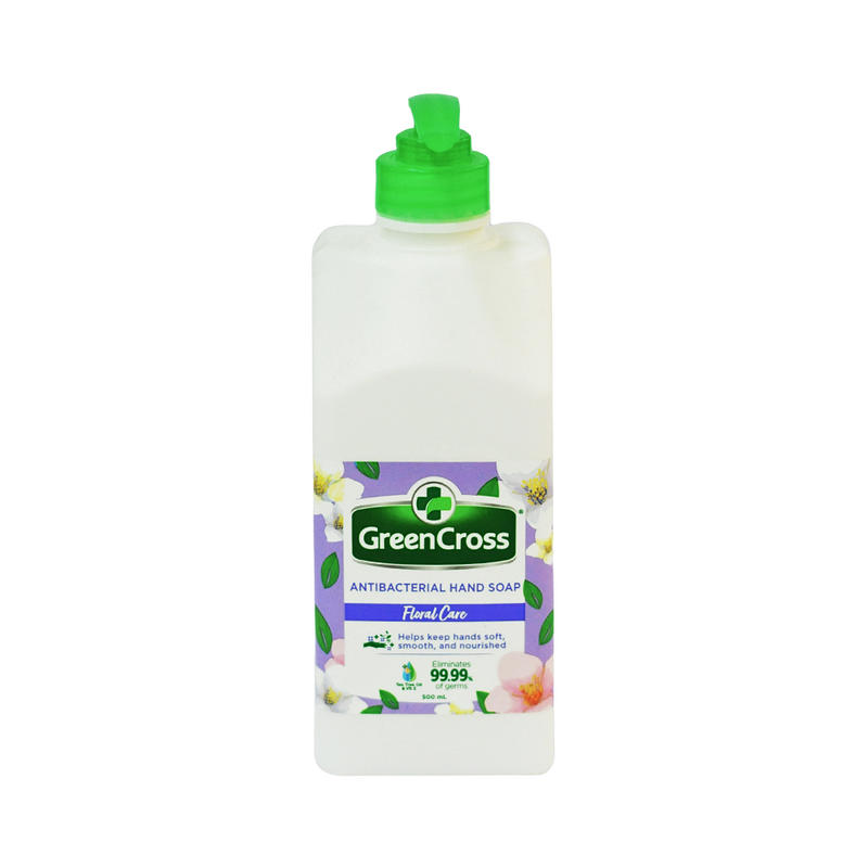 Green Cross Antibacterial Hand Soap Floral Care With Pump