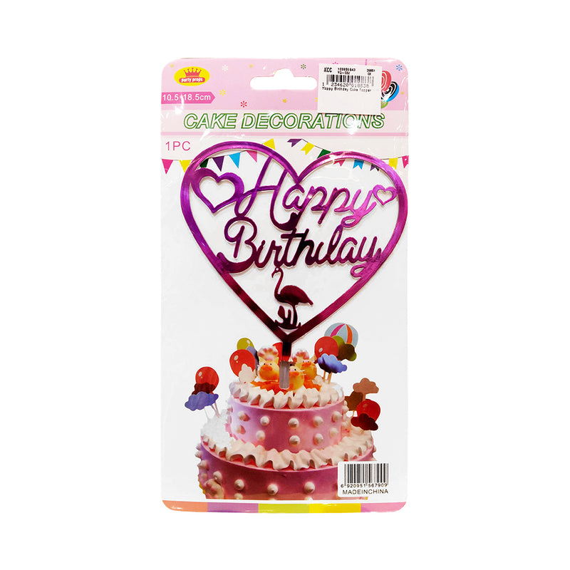 Party Props Happy Birthday Cake Topper