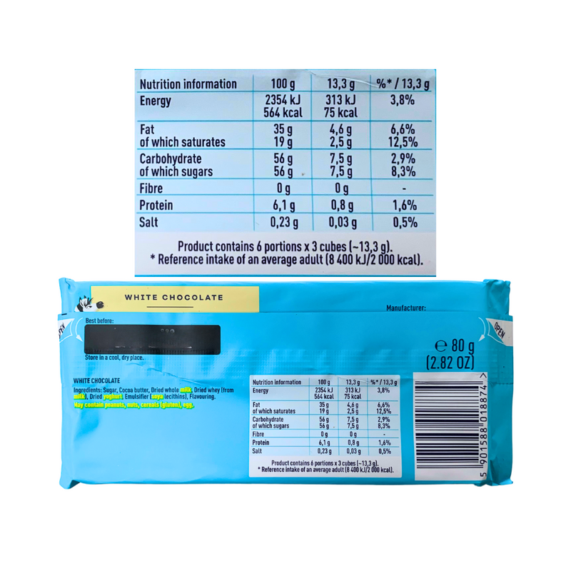E. Wedel White Chocolate 80g