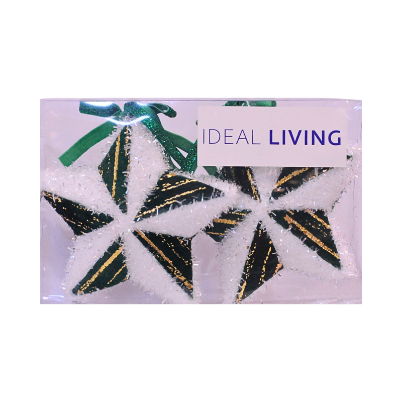 Ideal Living Decorative Christmas Star 2in1 14cm