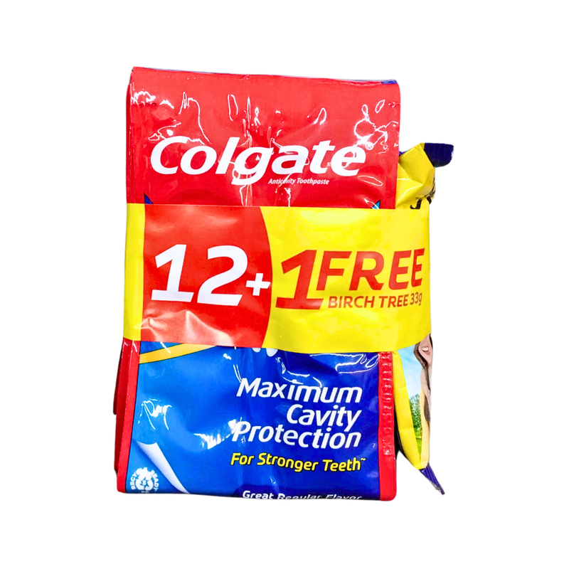 Colgate Great Fresh Regular Flavor 20g x 12's + Free Birch Tree 33g