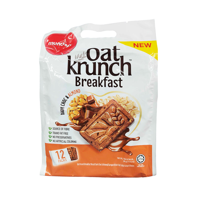 Munchy's Oat Krunch Dark Chocolate & Almond 384g (13.54oz)