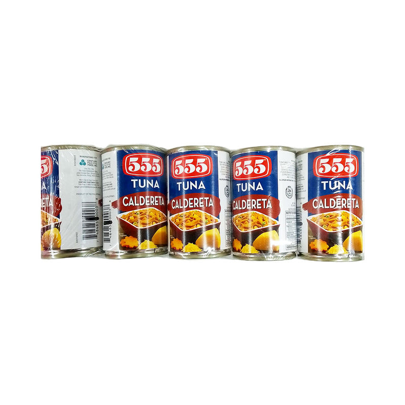 555 Tuna Flakes Caldereta Dagdag Kita Pack 155g x 5's