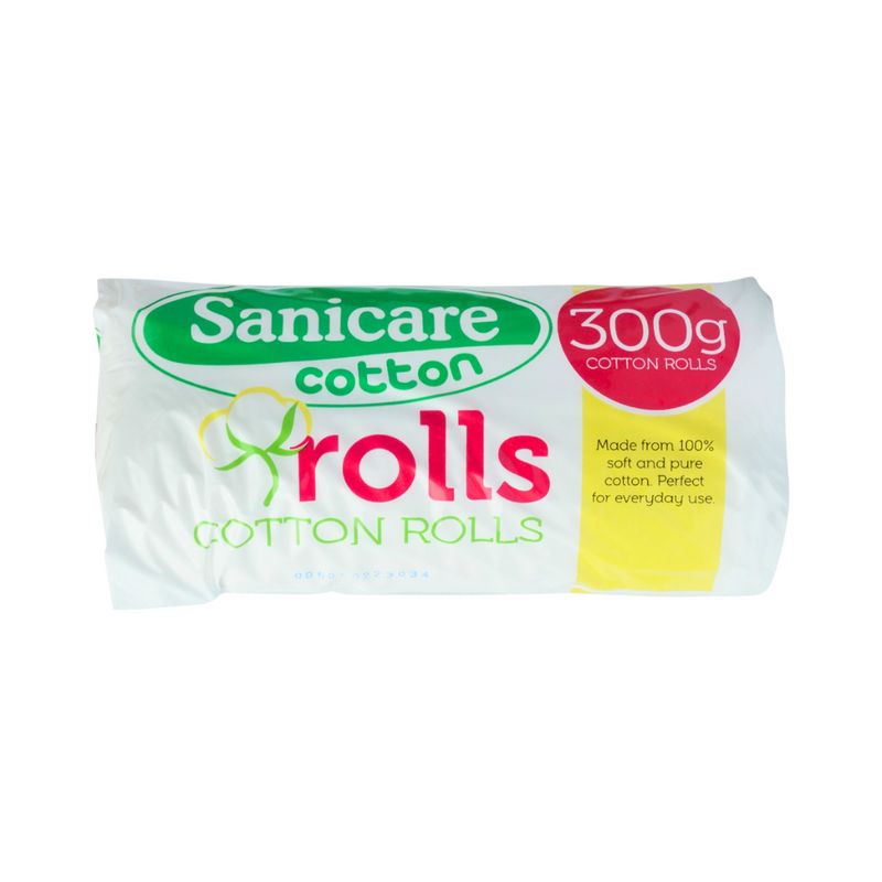 Sanicare Cotton Rolls 300g