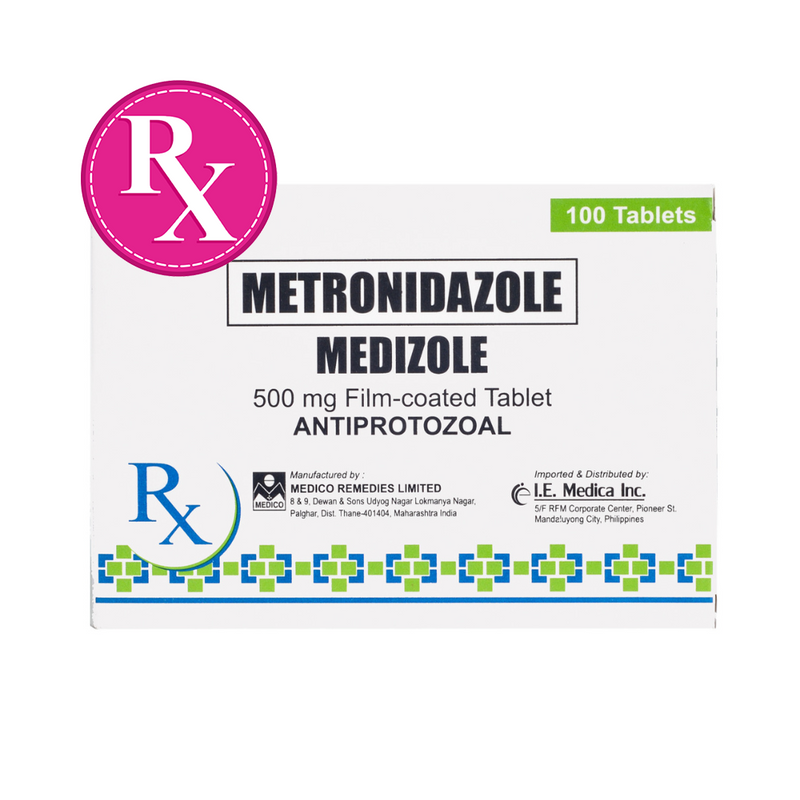 Medizole Metronidazole 500mg Tablet By 1's