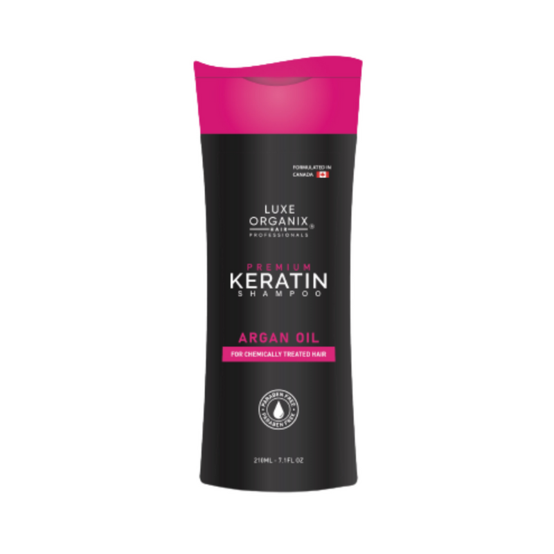 Luxe Organix Premium Keratin Argan Shampoo 210ml