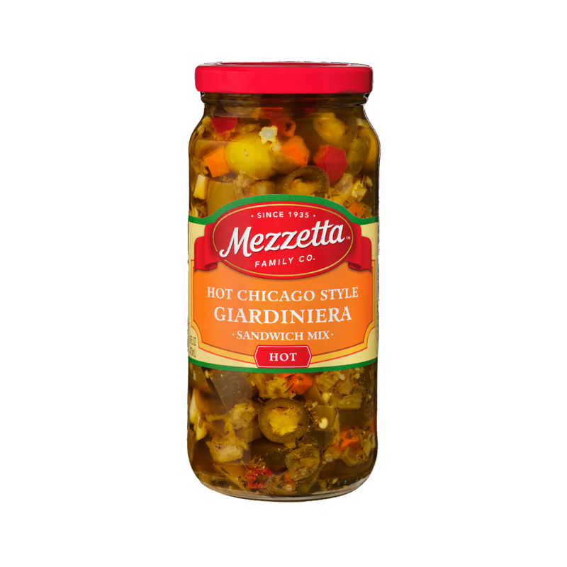 Mezzetta Hot Chicago Style Giardiniera Sandwich Mix 473ml