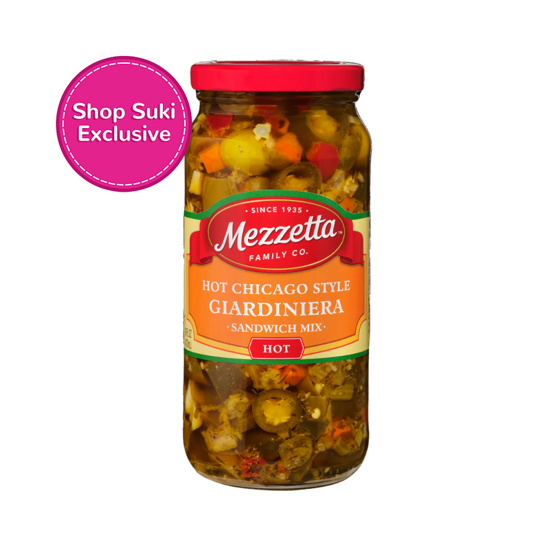 Mezzetta Hot Chicago Style Giardiniera Sandwich Mix 473ml