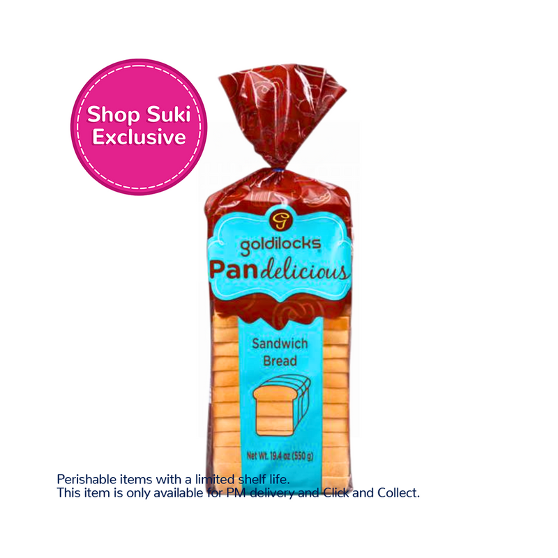 Goldilocks Pandelicious Sandwich Bread 550g