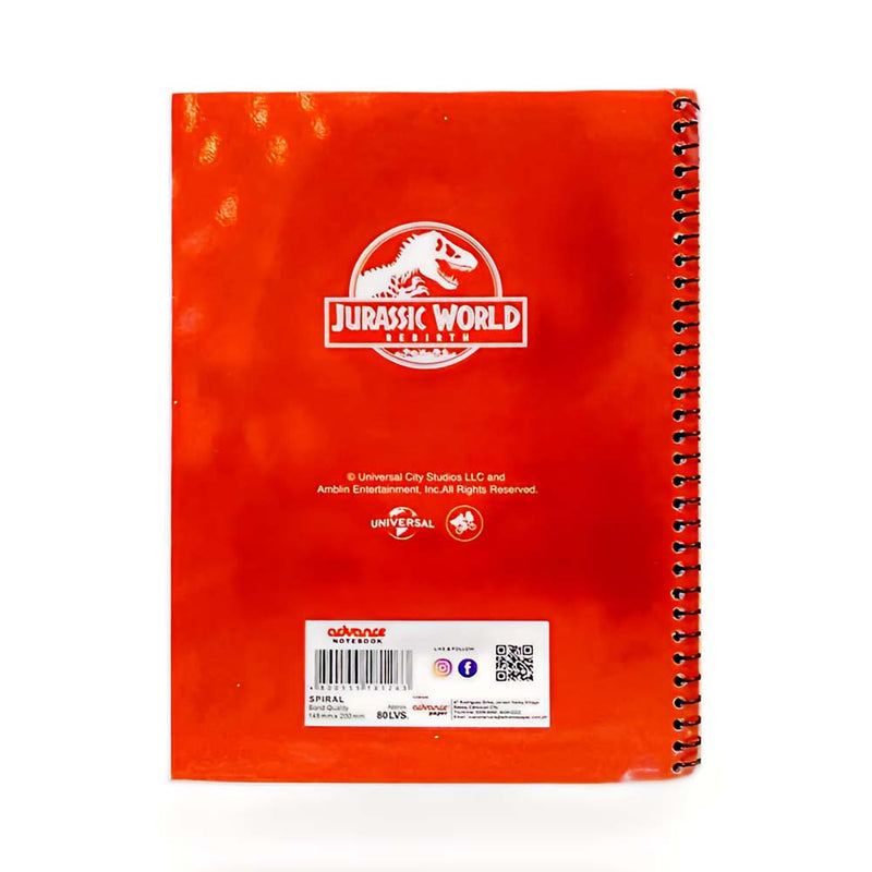 Advance Jurassic World Spiral Notebook 80 Leaves