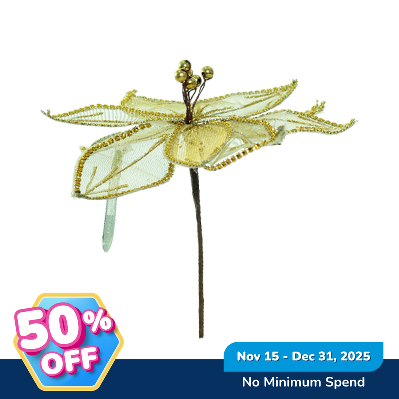 Ideal Living Christmas Poinsettia