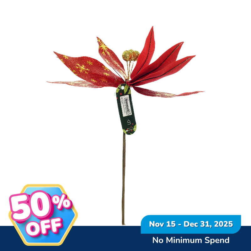 Ideal Living Christmas Poinsettia