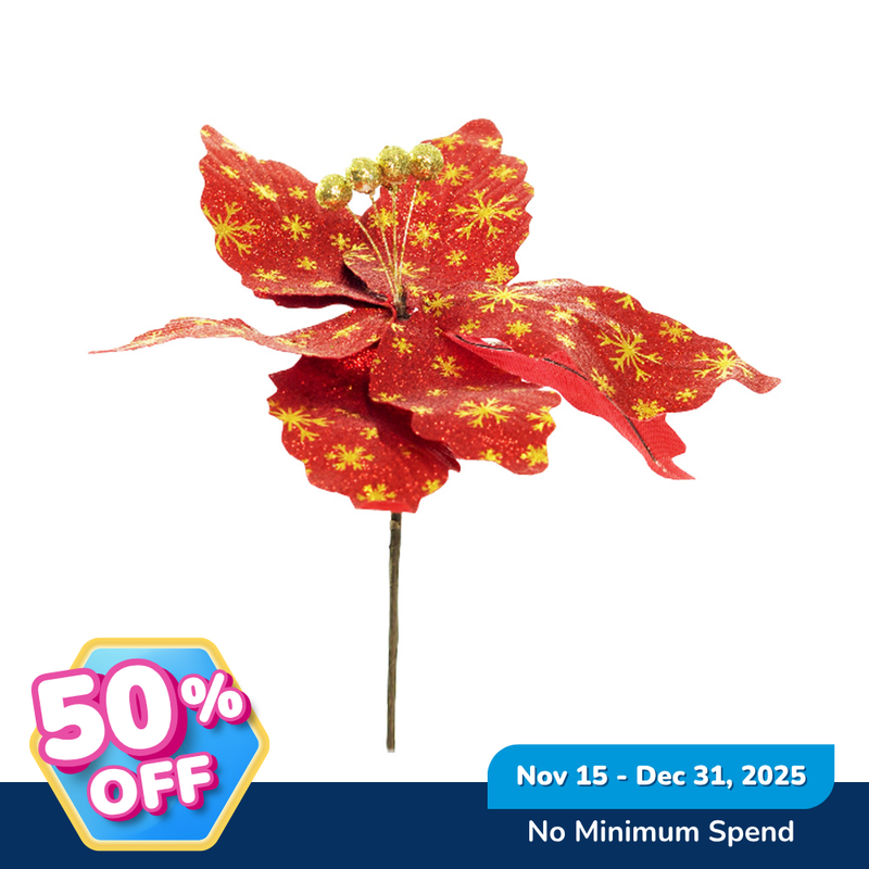 Ideal Living Christmas Poinsettia