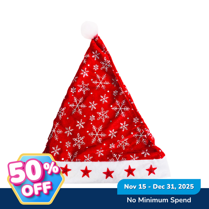 Ideal Living Christmas Santa Hat With Lights