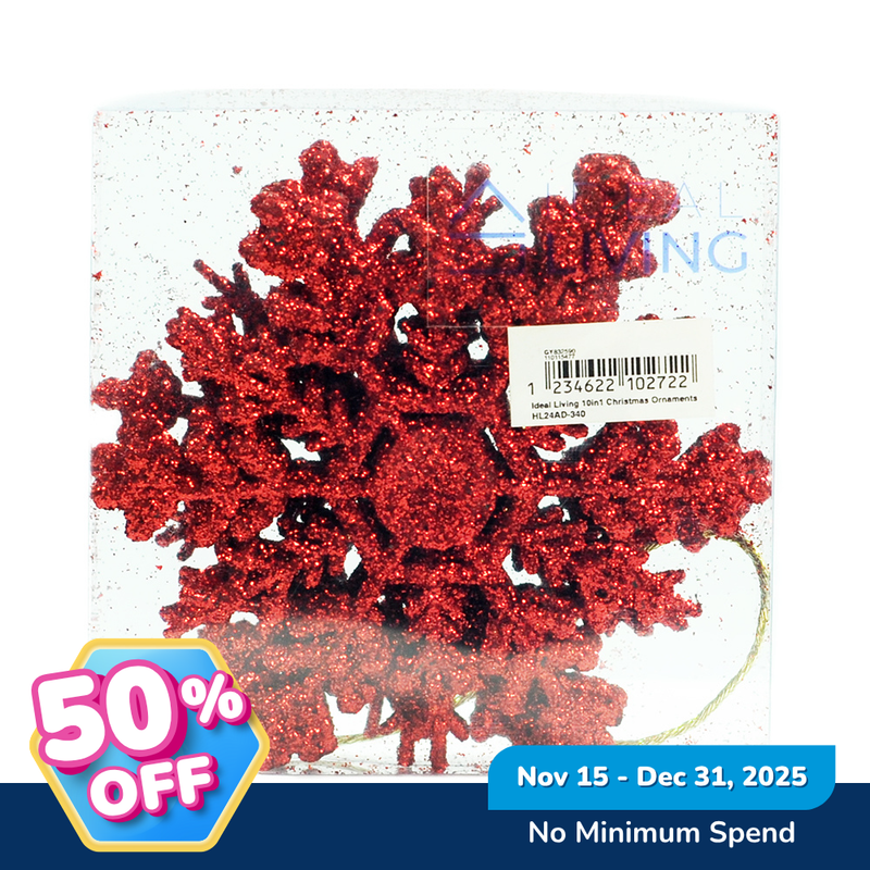 Ideal Living 10in1 Christmas Ornaments