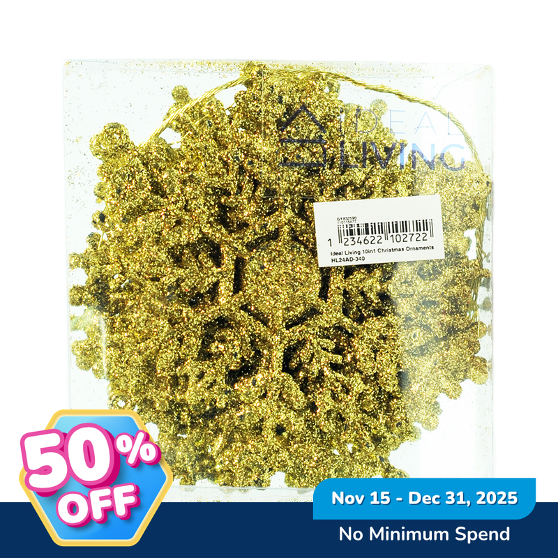 Ideal Living 10in1 Christmas Ornaments