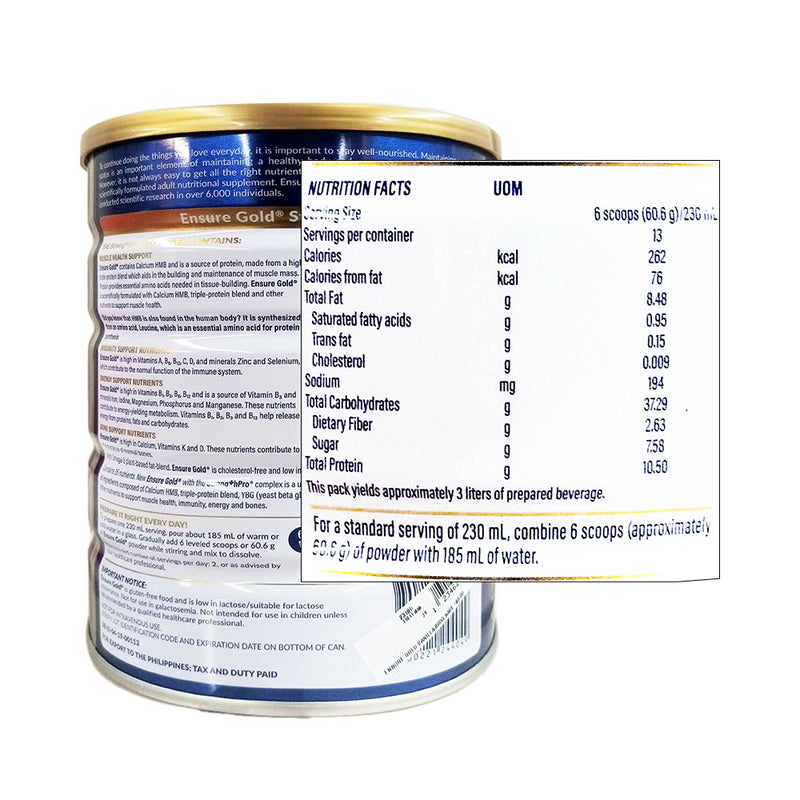 Ensure Gold Vanilla 800g