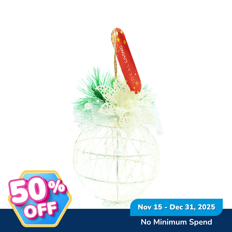 Ideal Living Christmas Ball Ornament