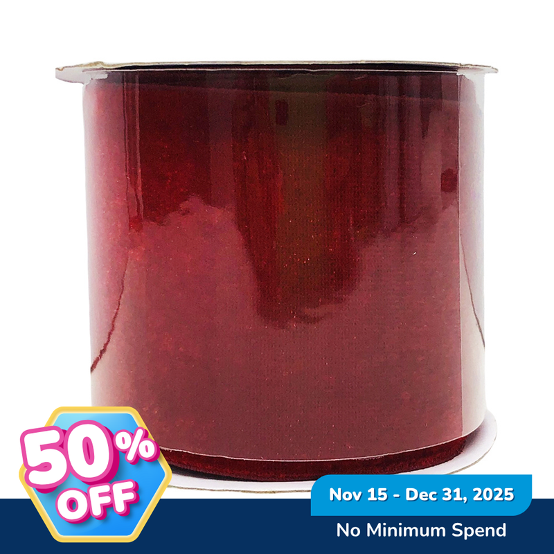 Ideal Living Christmas Ribbon 2.5in