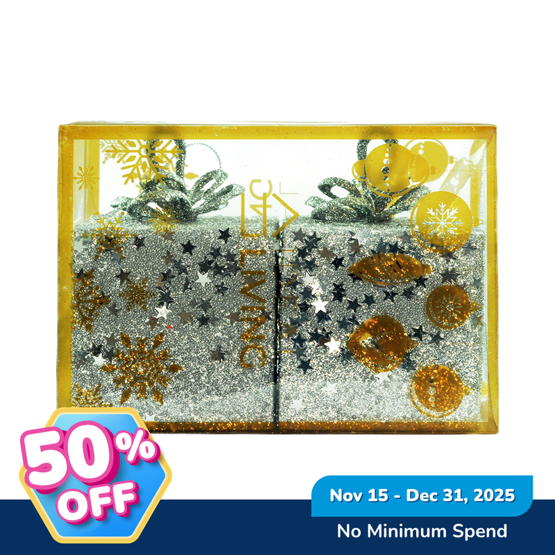 Ideal Living Christmas Gift Box 8cm 2in1