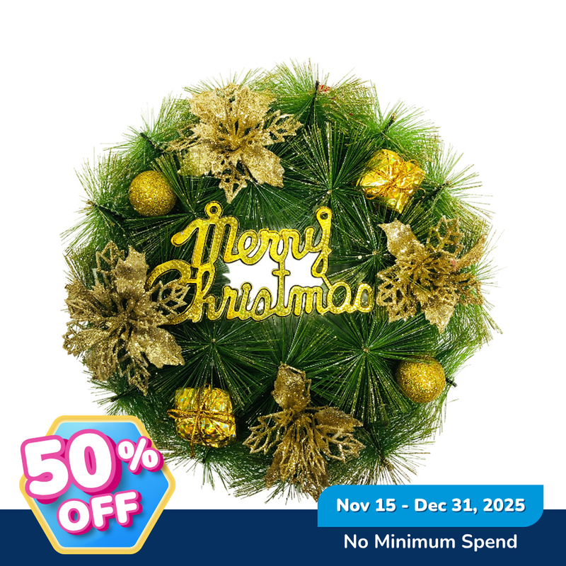 Ideal Living Christmas Wreath 30cm