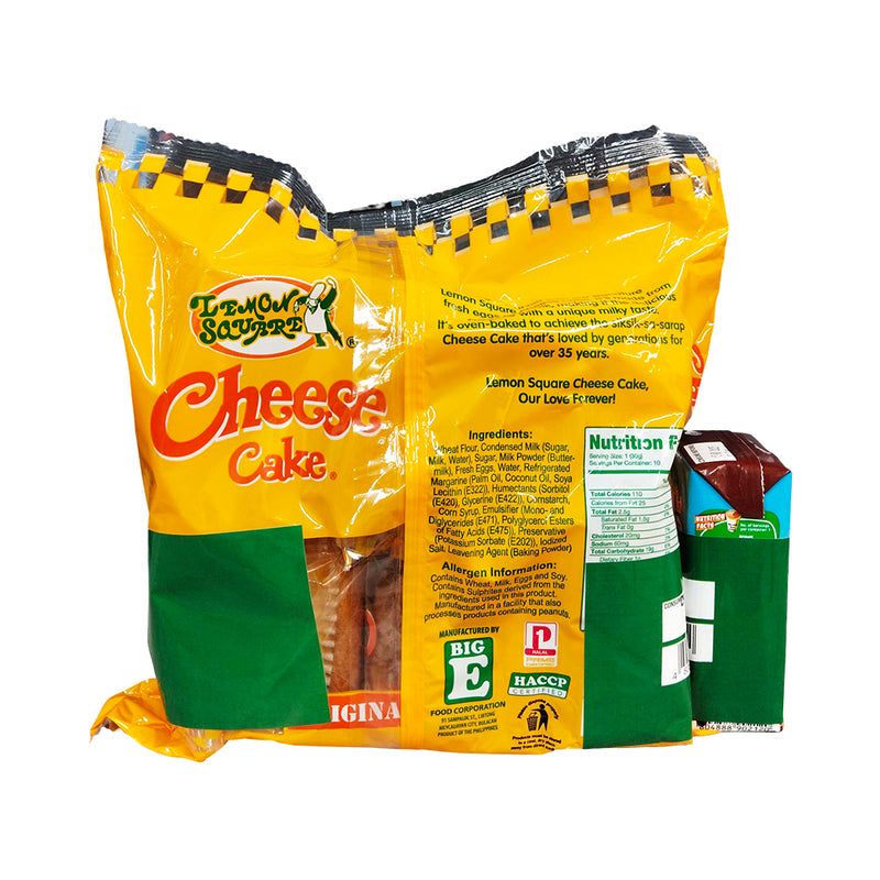 Lemon Square Cheese Cake 30g x 10’s + Zest-O Choco Milk Drink 110ml