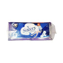 Sisters Napkin Night Use Net Side With Wings 8's x 2 + Pantyliner 8’s