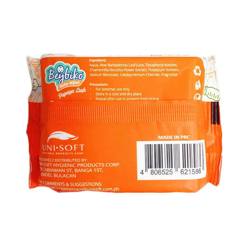 Beybiko Baby Wipes Pocket 20's