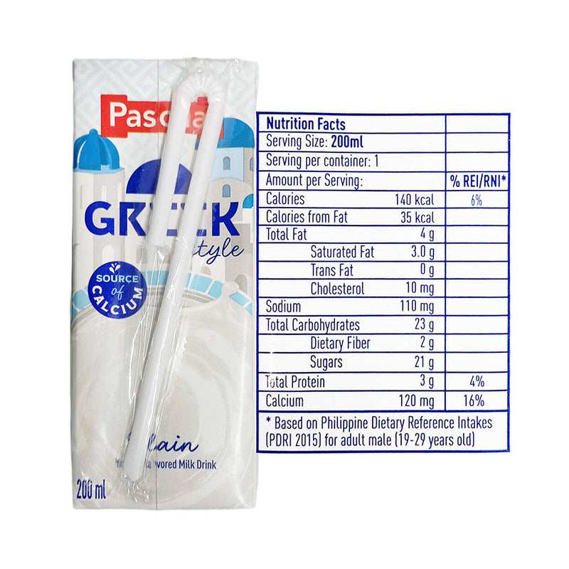 Pascual Greek Style Yogurt Milk 200ml