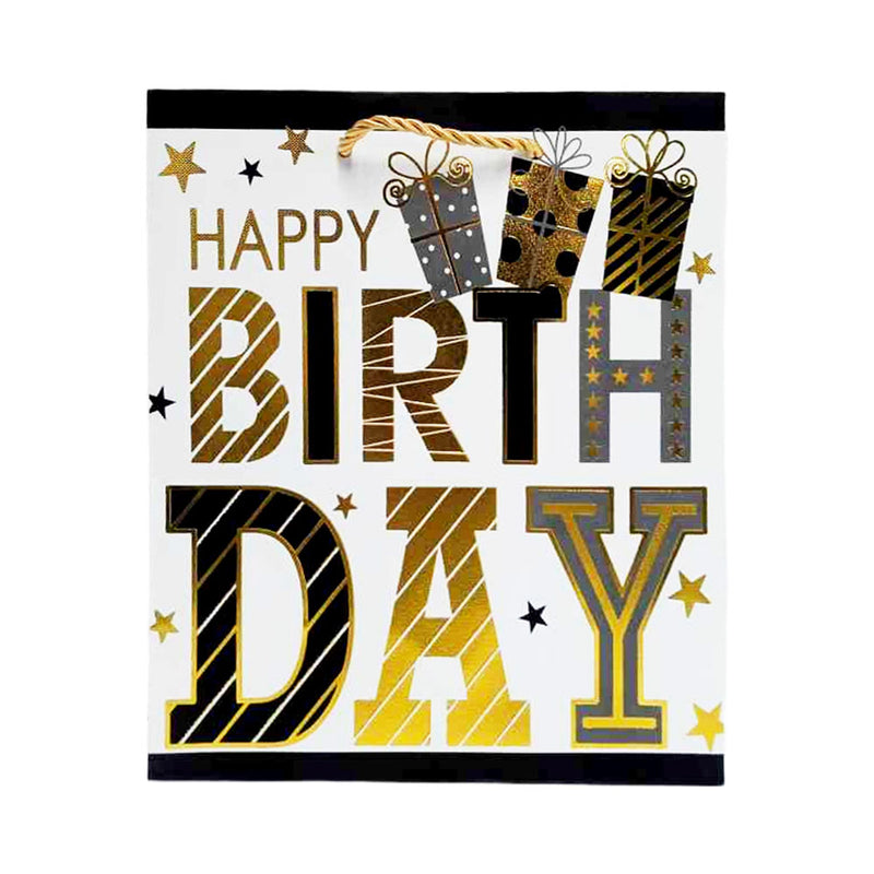 Birthday Coated Paper Bag Small