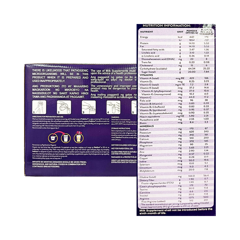 Pediasure Vanilla 1-3 Years Old 400g x 7 2.8kg