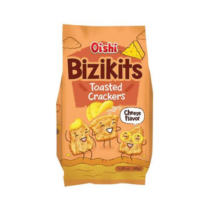 Oishi Bizikits Toasted Crackers Cheese 48g