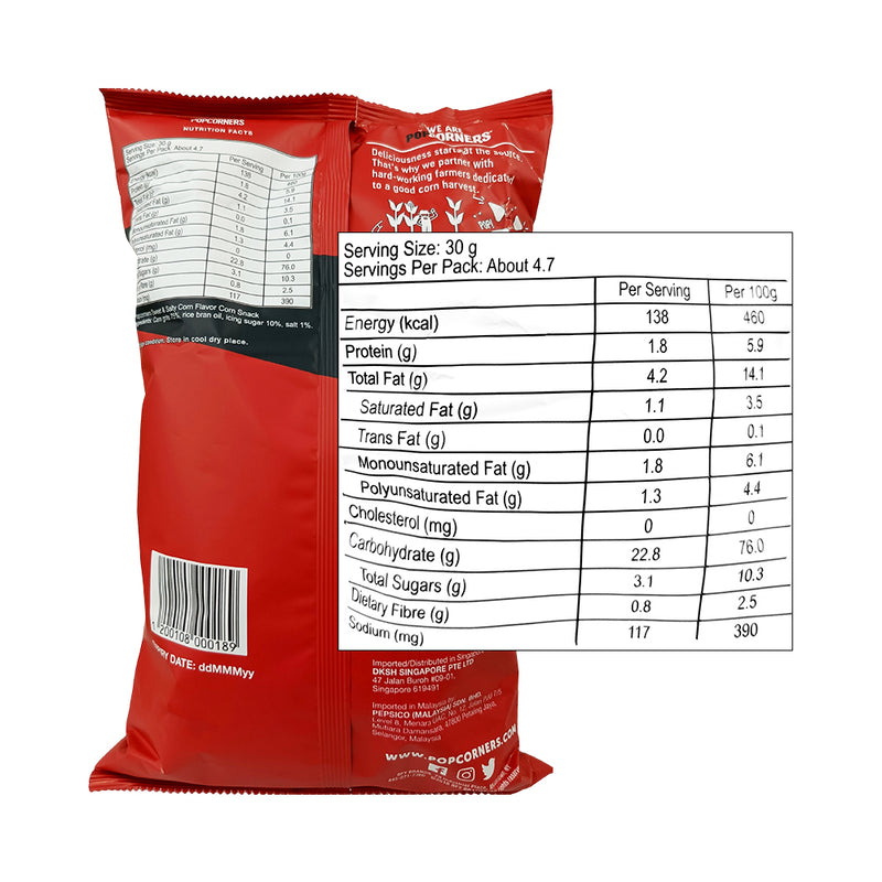 Popcorners Corn Snack Sweet & Salty 142g