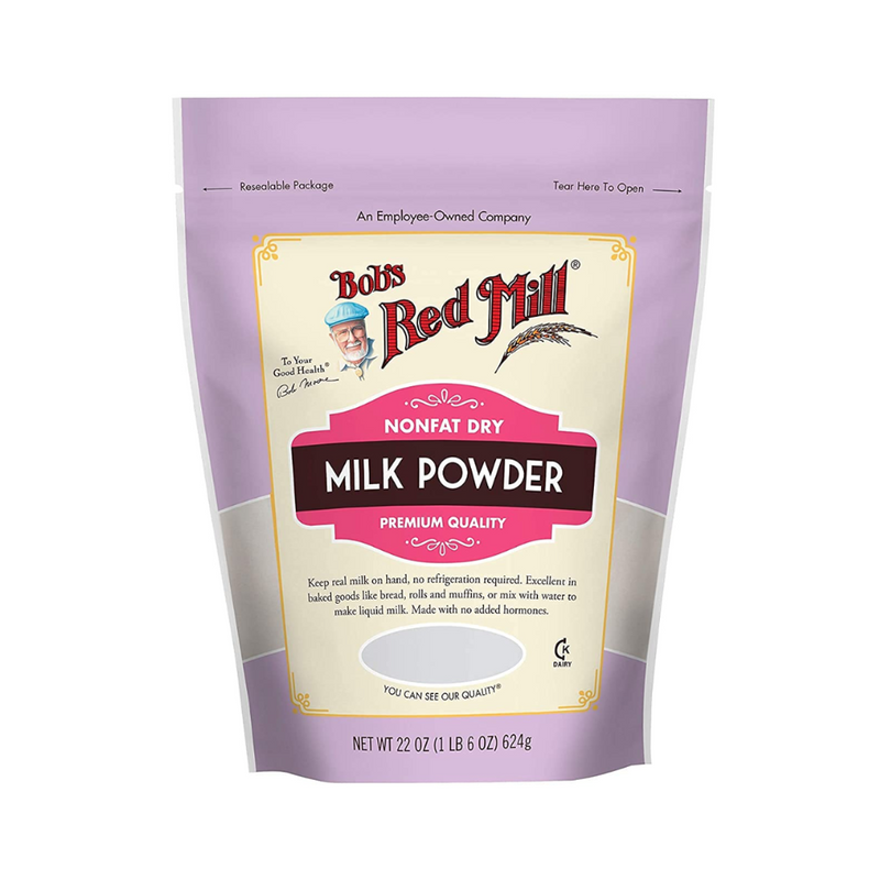 Bob's Red Mill Nonfat Dry Milk Powder Premium Quality 624g