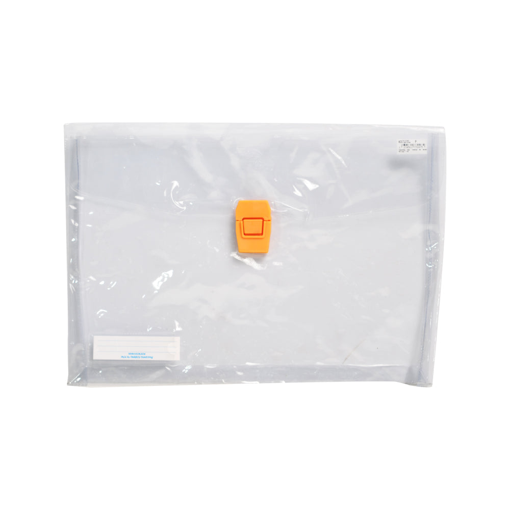 Expanding Plastic Envelope No Handle #6 Clear Long