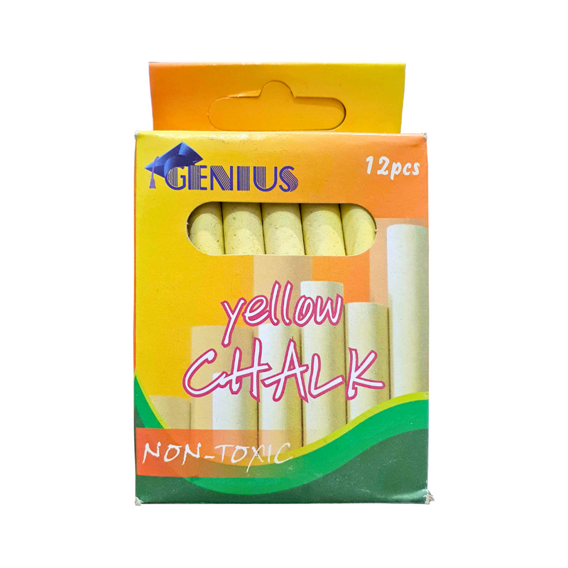 Genius Yellow Chalk 12pcs