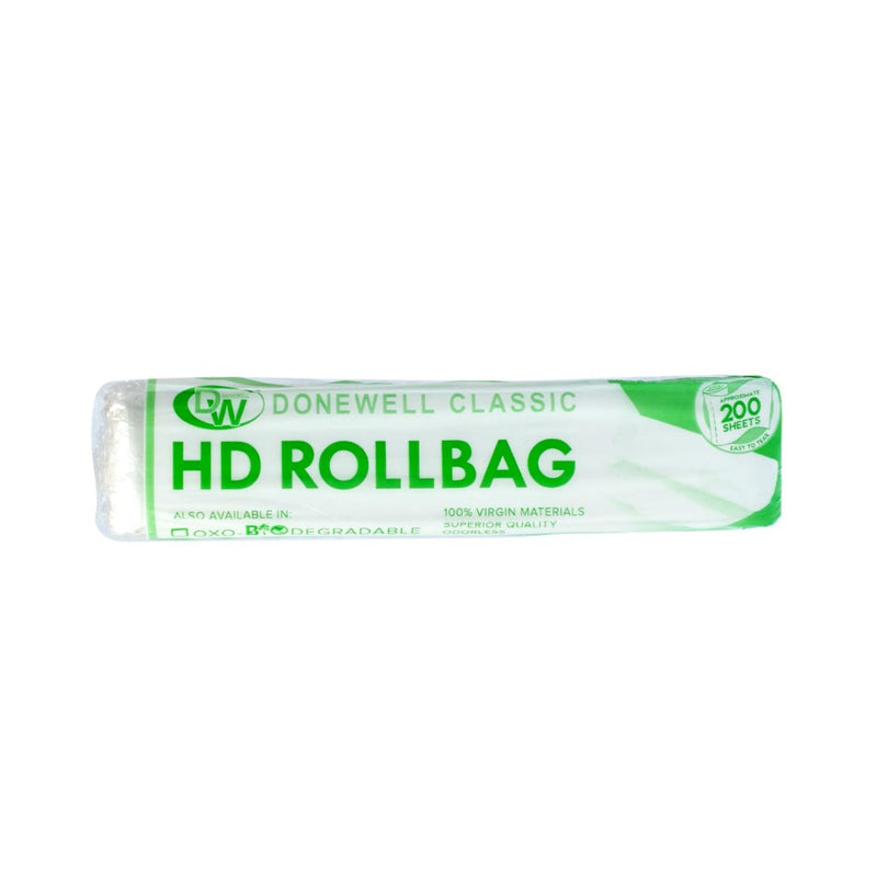 Donewell Plastic Roll Bag Classic 8 x 12 200's