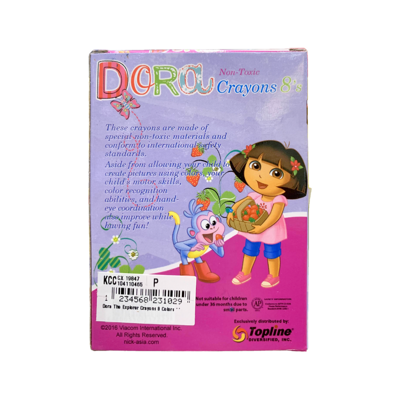 Dora The Explorer Crayons 8 Colors