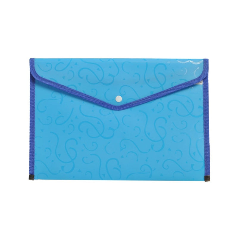 Plastic Document Envelope With Snap 33 x 24cm